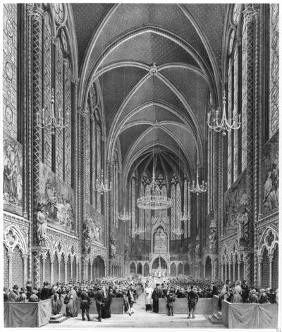 Celebration of the Mass for the Magistrature at the Sainte Chapelle by French School